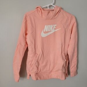 Nike youth Girls X large pink hoodie Logo
